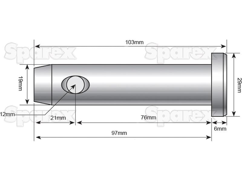 Cavilha 19x76mm Cat. 1 (S.15012)