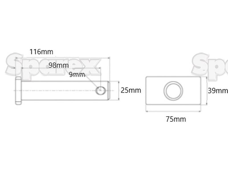 Cavilha 25x98mm (S.150216)