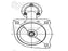 Motor de Arranque - 12V, 3.1Quilowatts (Sparex) (S.150749)