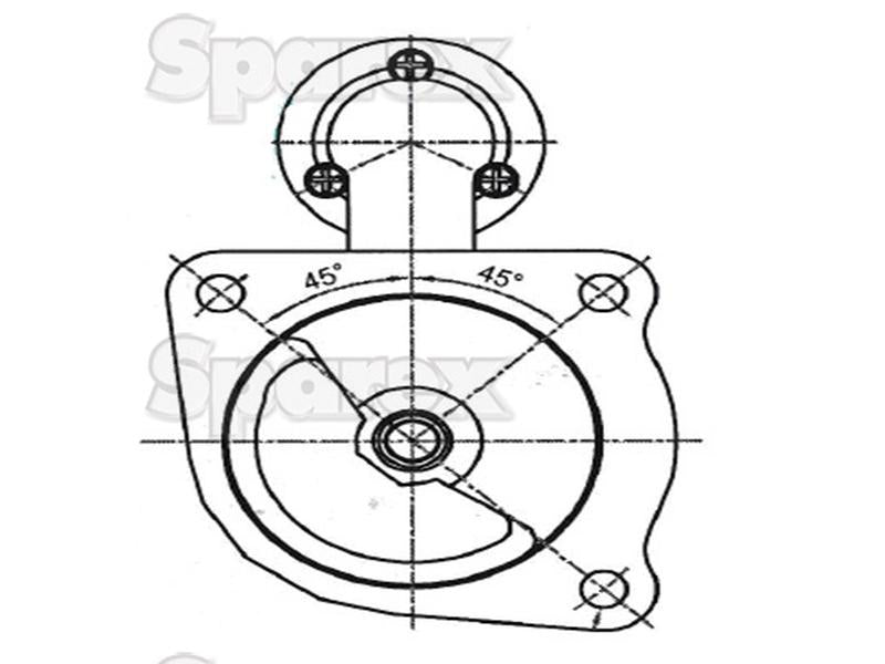 Motor de Arranque - 12V, 3.1Quilowatts (Sparex) (S.150749)