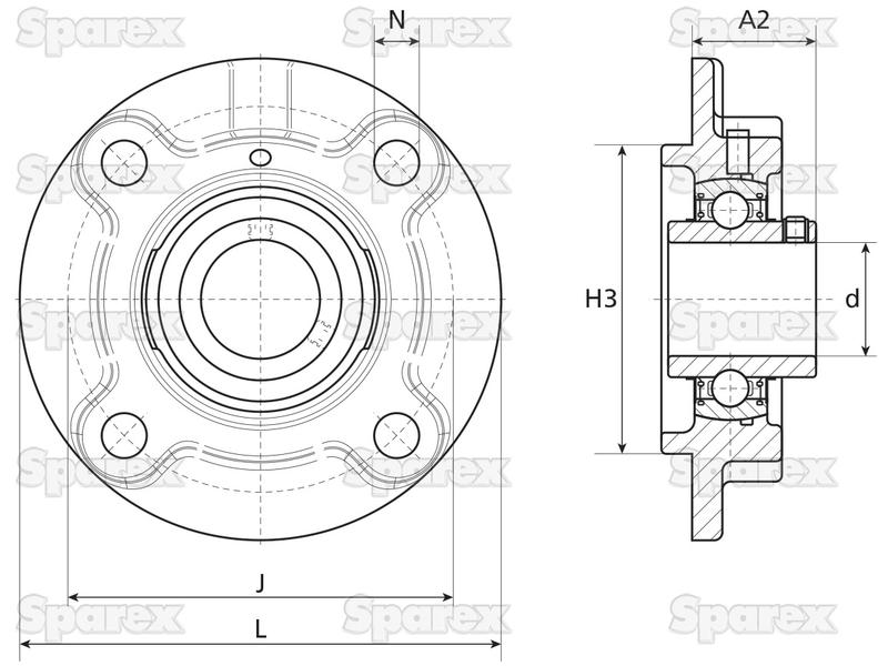 NTN SNR Chumaceira (UCFC211) (S.151401)