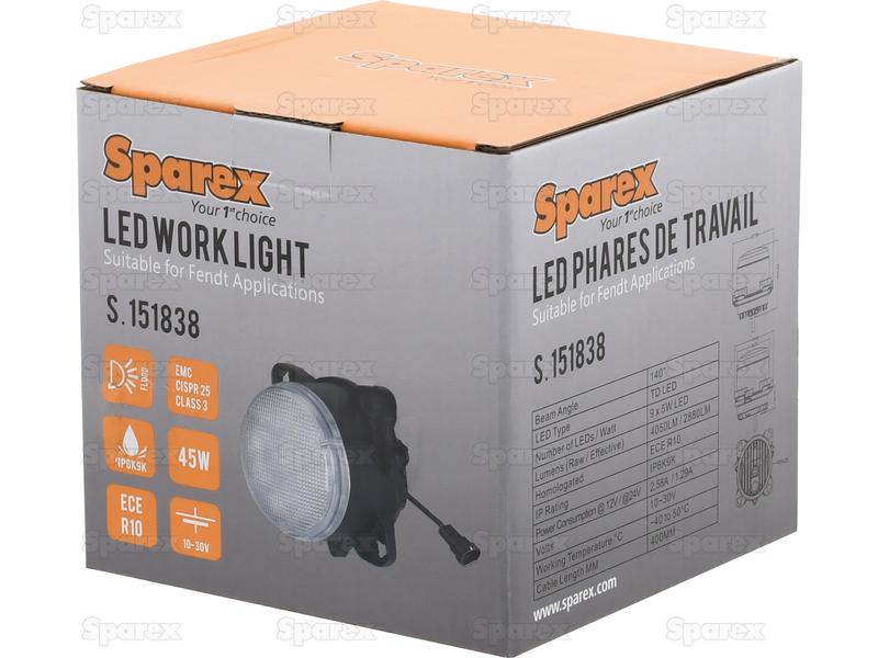 LED Farol, CISPR 25: Class 3, 4050 Lumens, 10-30V (S.151838)