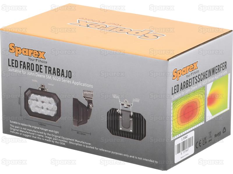 LED Farol, CISPR 25: Class 3, 2800 Lumens, 10-30V (S.151847)