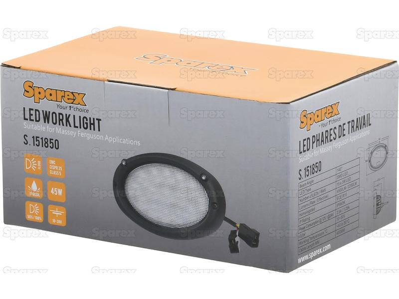 LED Farol, CISPR 25: Class 5, 4500 Lumens, 10-30V (S.151850)