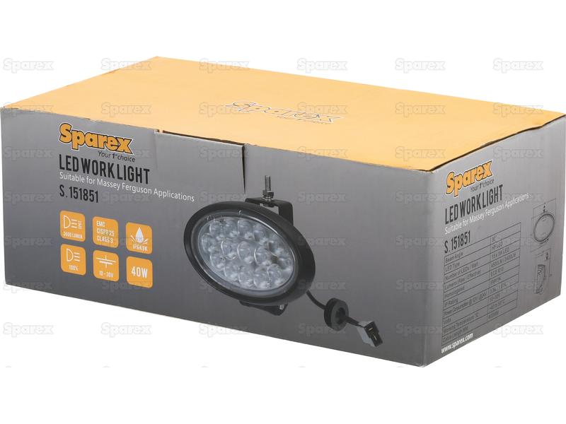 LED Farol, CISPR 25: Class 3, 4500 Lumens, 10-30V (S.151851)