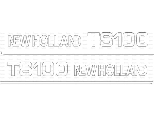 Kit Autocolantes - Ford / New Holland TS100 (S.152867)