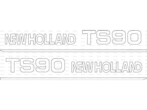 Kit Autocolantes - Ford / New Holland TS90 (S.152870)