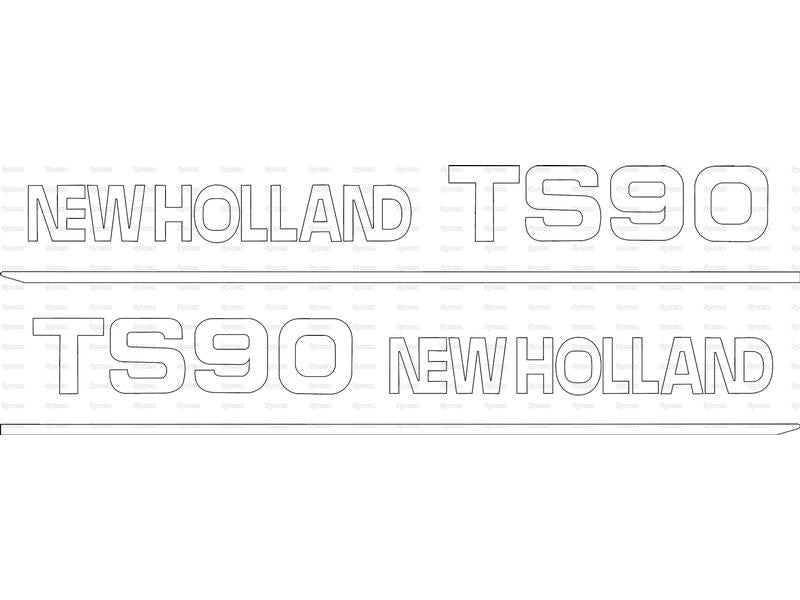 Kit Autocolantes - Ford / New Holland TS90 (S.152870)