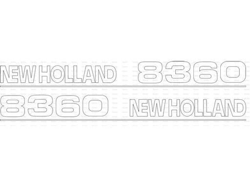 Kit Autocolantes - Ford / New Holland 8360 (S.152875)