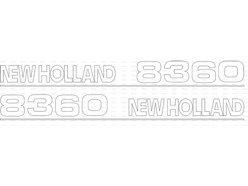 Kit Autocolantes - Ford / New Holland 8360 (S.152875)