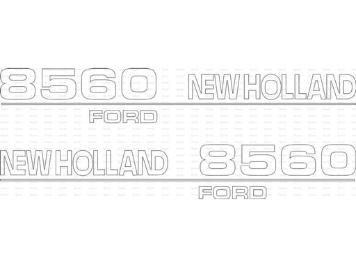 Kit Autocolantes - Ford / New Holland 8560 (S.152877)