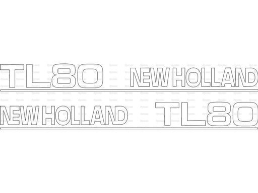 Kit Autocolantes - Ford / New Holland TL80 (S.152881)