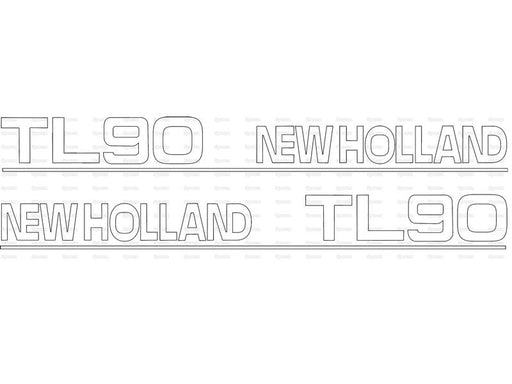 Kit Autocolantes - Ford / New Holland TL90 (S.152883)