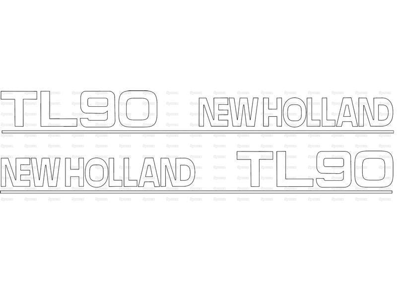 Kit Autocolantes - Ford / New Holland TL90 (S.152883)