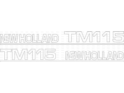 Kit Autocolantes - Ford / New Holland TM115 (S.152887)