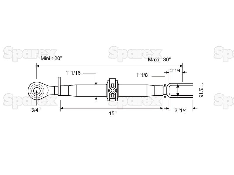 Esticador - Ball and Clevis (S.15294)