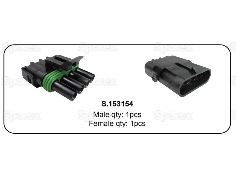 Kit terminais Delphi 4 polos recarga 2 unidades (S.153154)