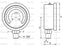 Manometro Ø63mm (0-25 bar) (S.153756)