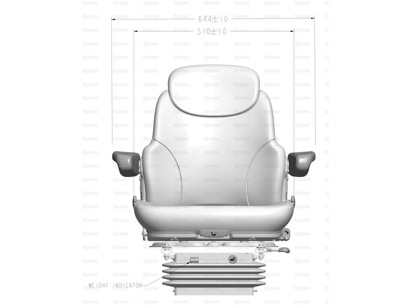 Banco-Suspenção pneumatica-Std - 12V (tecido) (S.156649)