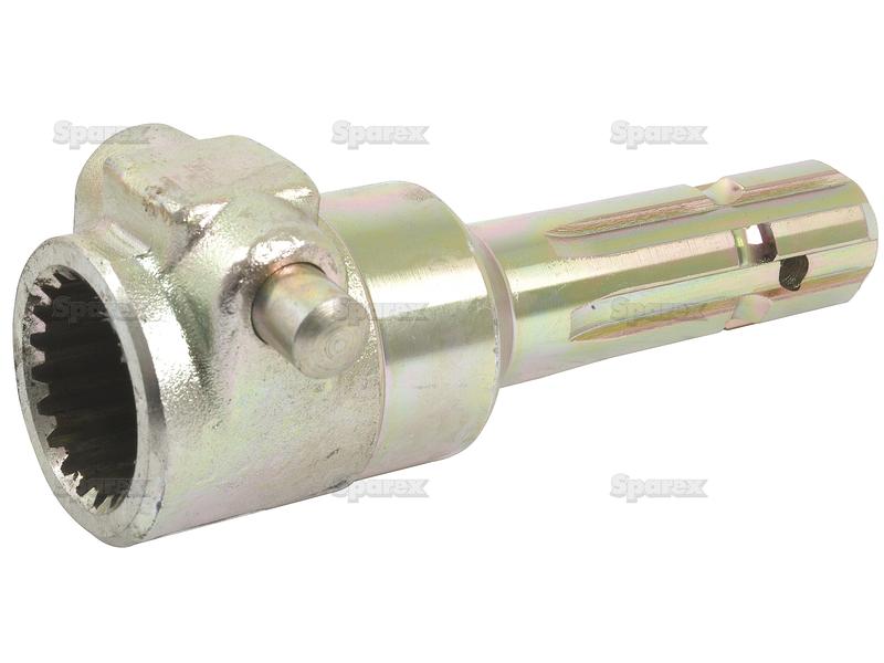 Adaptador PTO - Estria Femea 1 3/4'' - 20 x Male spline 1 3/8'' - 6 Com Quick Release Pin. (S.16247)