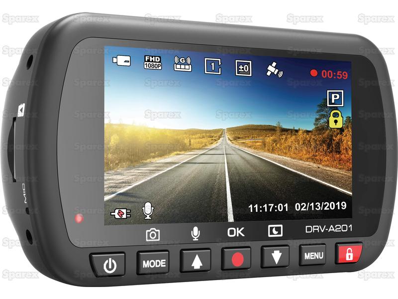 Full HD (1920 x 1080) 2.7″ Câmara de tablier com GPS (S.163023)