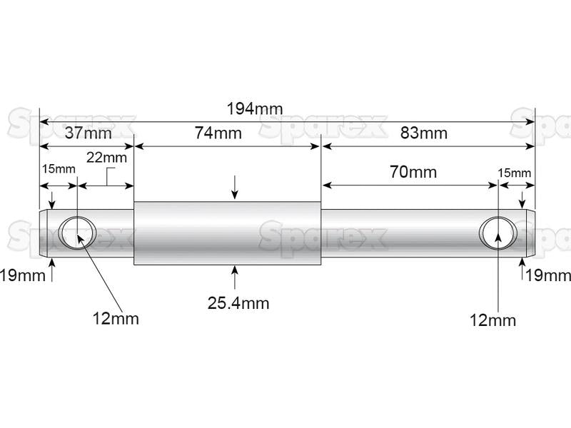 Cavilha - Categoria dupla 19 - 25mm Cat.1/2 (S.16339)