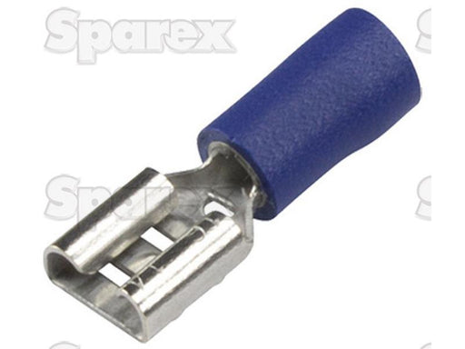 Terminal, Aperto Duplo - Fêmea, 6.3mm, Azul (1.5 - 2.5mm) (S.163559)