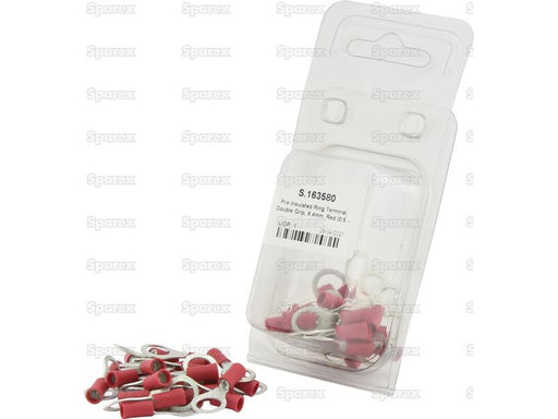 Terminal, Aperto Duplo, 8.4mm, Vermelho (0.5 - 1.5mm) (Agripak 25 un) (S.163580)