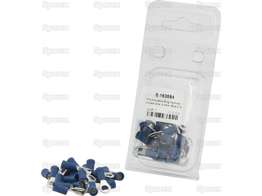 Terminal, Aperto Duplo, 5.3mm, Azul (1.5 - 2.5mm) (Agripak 25 un) (S.163594)