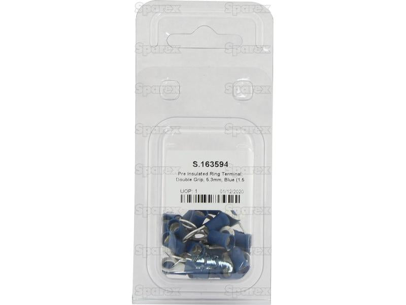 Terminal, Aperto Duplo, 5.3mm, Azul (1.5 - 2.5mm) (Agripak 25 un) (S.163594)