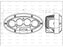 LED Farol (Cree Alta Potencia), CISPR 25: Class 3, 4000 Lumens, 10-60V (S.164168)