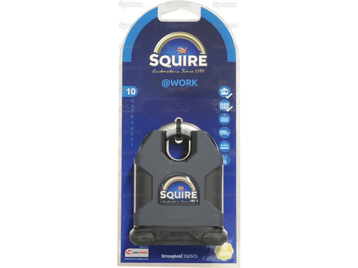 Squire Stronghold Padlock - Key Alike - Hardened Aço, Largura da estrutura em: 65mm (Classificação de segurança: 10) (S.164744)