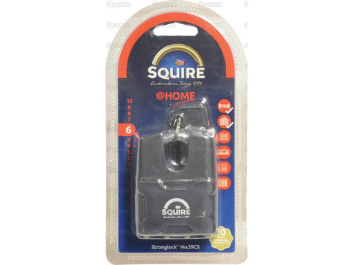 Squire Stronglock Pin Tumbler Padlock - Key Alike - Aço, Largura da estrutura em: 54mm (Classificação de segurança: 6) (S.164753)