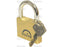 Squire Solid Brass Lion Range Padlock - Key Alike - Brass, Largura da estrutura em: 60mm (Classificação de segurança: 5) (S.164755)