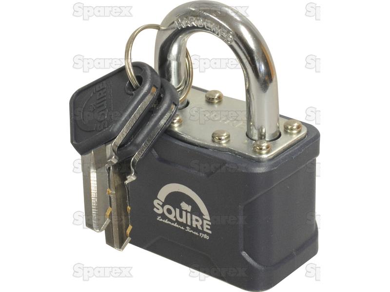 Squire Stronglock Pin Tumbler Padlock - Key Alike - Aço, Largura da estrutura em: 49mm (Classificação de segurança: 4) (S.164759)