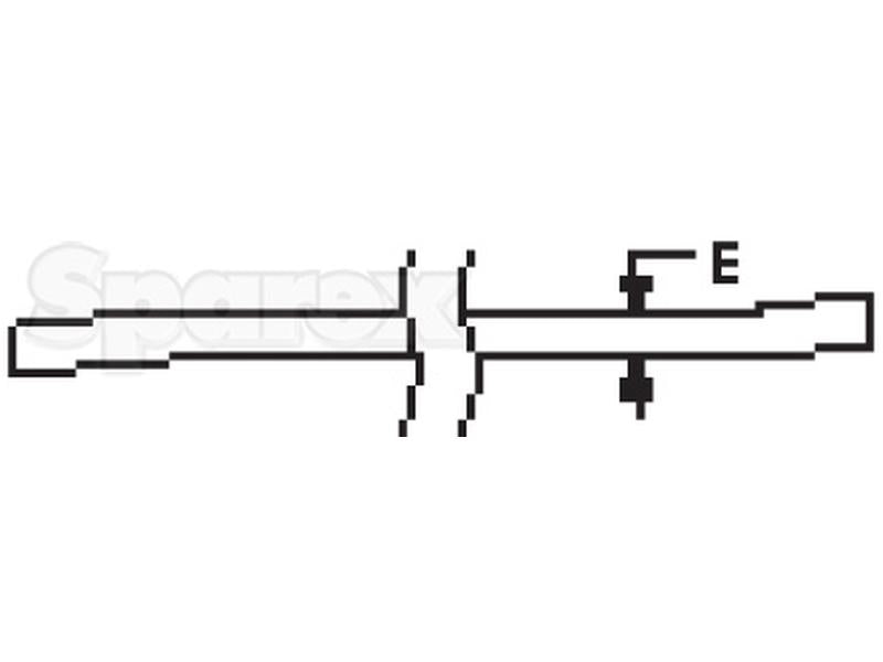 Barra - furos Ø22mm - furos Ø22mm - Comprimento: 836mm (S.178)