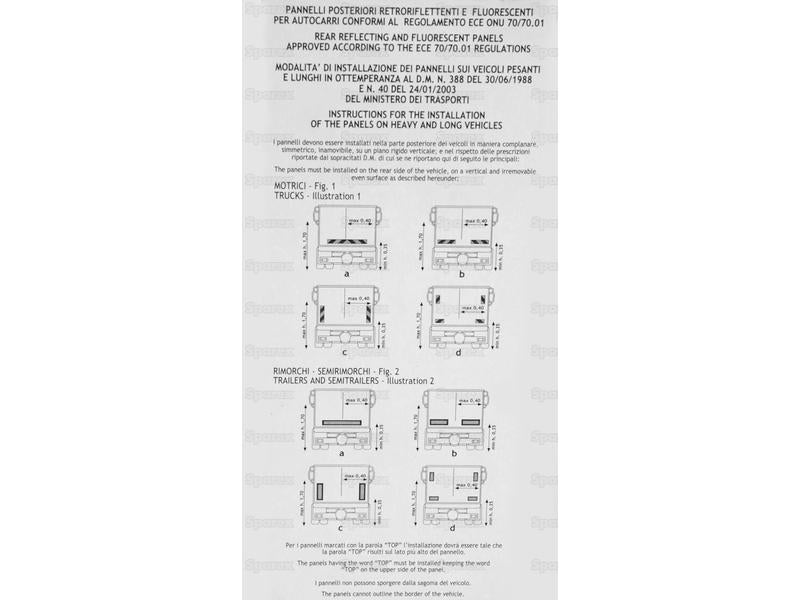 Jogo Chapas modelo 2, 565mm x 140mm (S.18048)