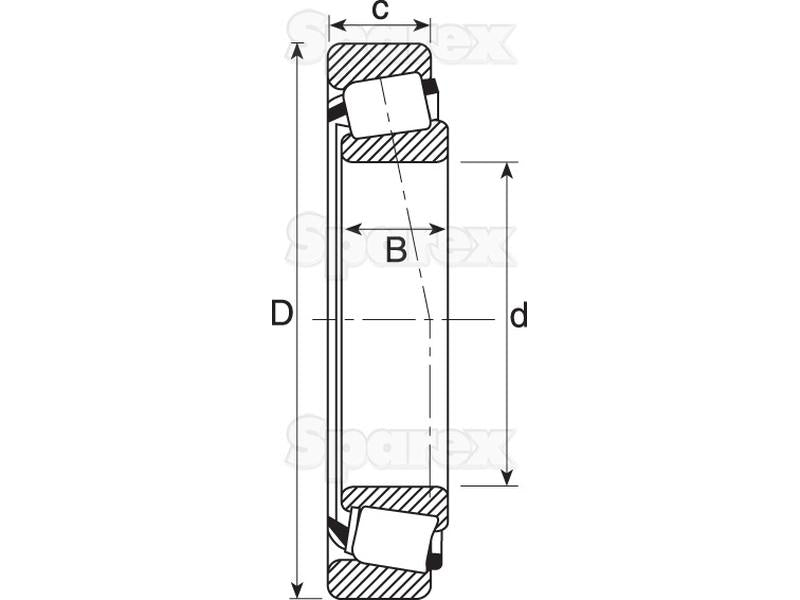 Rolamento L44643/44610 (S.18506)