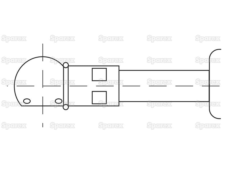 Amortecedor, Comprimento total: 500mm (S.19406)