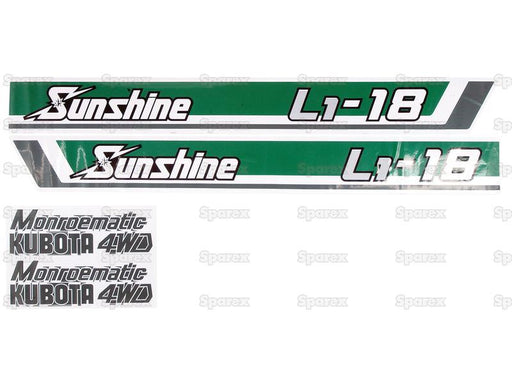 Kit Autocolantes - Kubota L1-18 (S.20365)