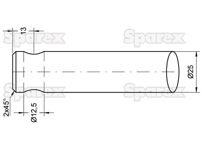 Bico - curva 560mm, (Redondo) Aplicavel em: 55000240 (S.21506)