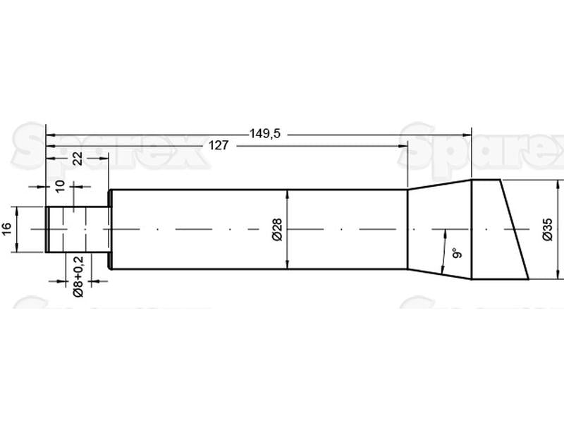 Bico - curva 680mm, Tamanho da rosca: - (Estrela) Aplicavel em: 5068018 (S.21507)