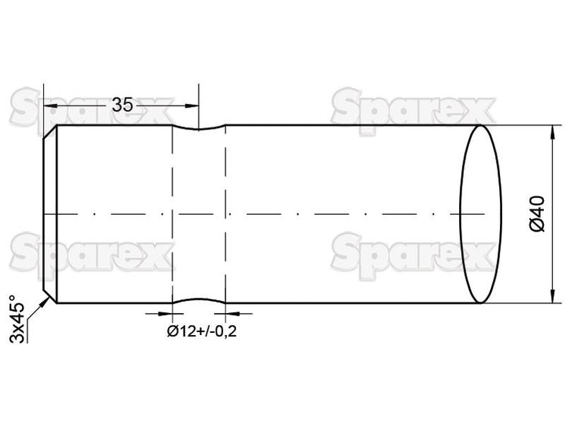 Bico - Direita 1250mm, (Estrela) Aplicavel em: 5500017B (S.21533)