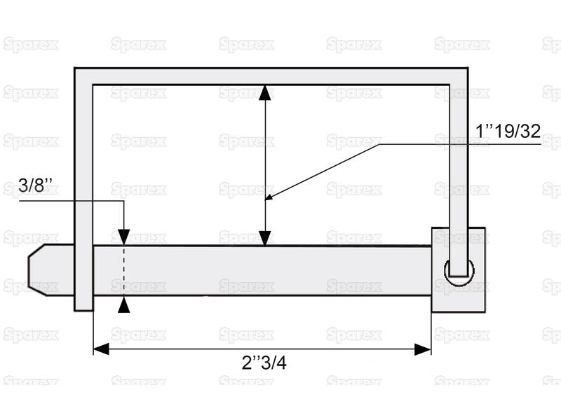 Cavilha Ø9.5mm x 70mm (S.21875)