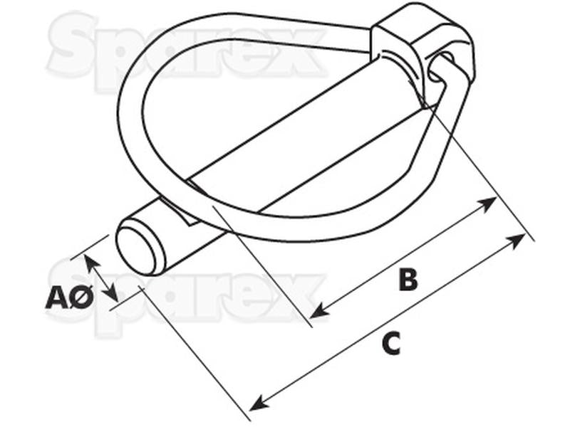 Cavilha Ø7.5mm x 44mm (2 un Agripak) (S.22536)