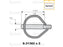 Cavilha Ø10.5mm x 46mm (2 un Agripak) (S.22538)