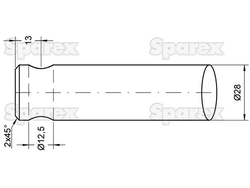 Bico - curva 560mm, (Redondo) Aplicavel em: 5500029 (S.22814)