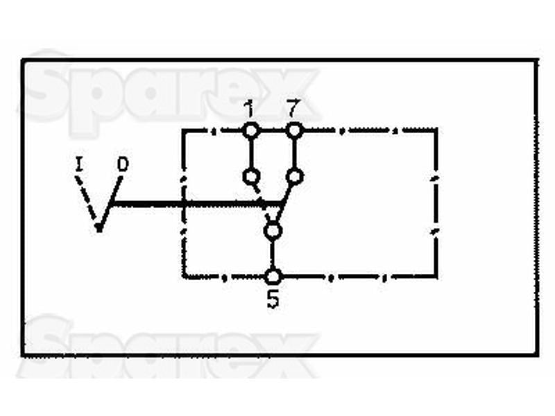 Interruptor - Luzes, 2 posições (On/Off) (S.23141)