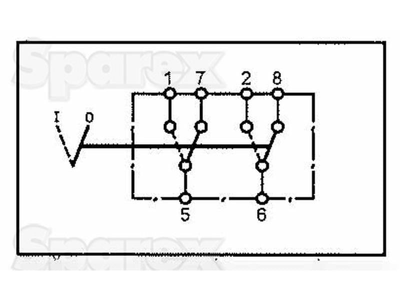 Interruptor - Tracção, 2 posições (On/Off) (S.23146)