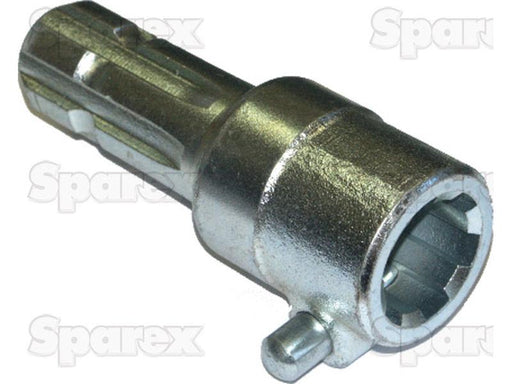 Adaptador PTO - Estria Femea 1 3/4'' - 6 x Male spline 1 3/4'' - 6 Com Quick Release Pin. (S.23749)